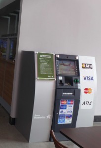 ATM at San Jose to Montezuma direct bus station